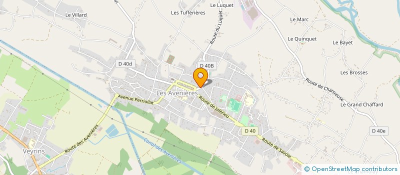 localisation de l'entreprise LA FRINGALE à LES AVENIERES VEYRINS-THUELLIN