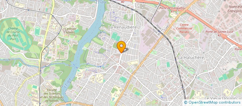 localisation de l'entreprise LA FRINGALE à NANTES