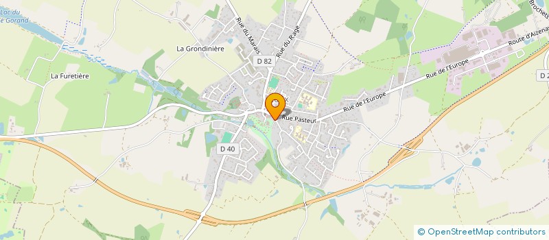 localisation de l'entreprise LA FRINGALE 85 à COEX