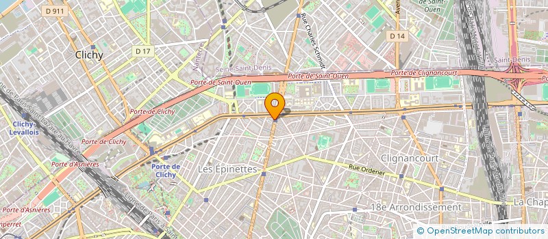 localisation de l'entreprise LA FRINGALE à MONTREUIL