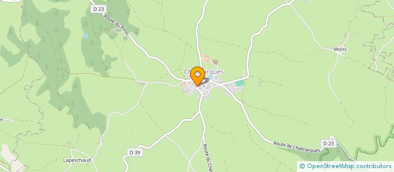 localisation de l'entreprise LA FRINGALETTE à NEUSSARGUES EN PINATELLE