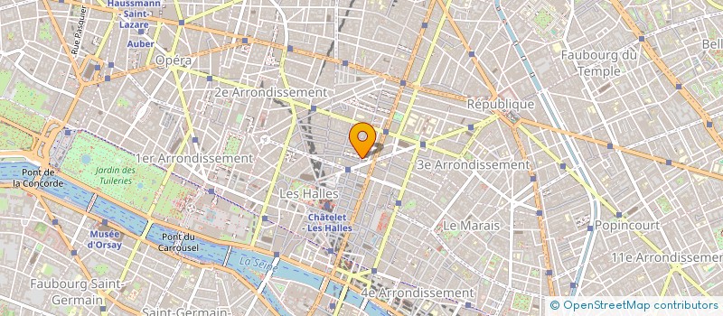 localisation de l'entreprise LA FRIPE DU SENTIER  PARIS