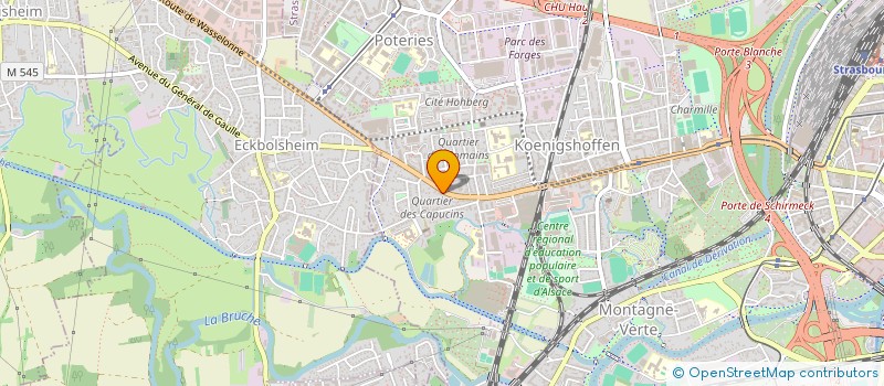 localisation de l'entreprise LA FRIPERIE ALLEGORIK à STRASBOURG