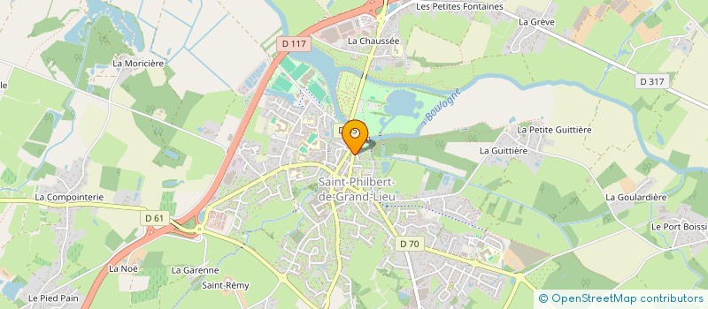 localisation de l'entreprise LA FRIPERIE DE GRAND LIEU  SAINT-PHILBERT-DE-GRAND-LIEU