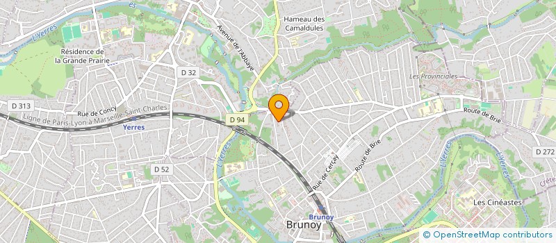 localisation de l'entreprise LA FRIPERIE DE LA VARENNE à BRUNOY