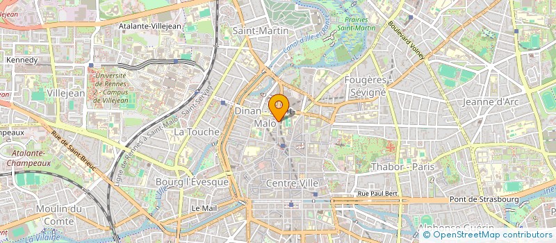 localisation de l'entreprise LA FRIPERIE VINTAGE à RENNES