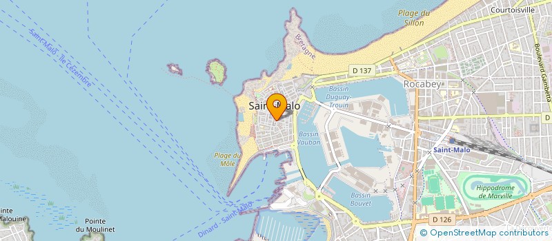 localisation de l'entreprise LA FRIPETTE VINTAGE  SAINT-MALO