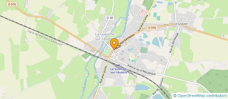 localisation de l'entreprise LA FRISTOUILLE  LA GUERCHE-SUR-L'AUBOIS