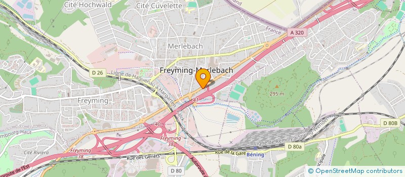 localisation de l'entreprise LA FRITE BELGE  COCHEREN