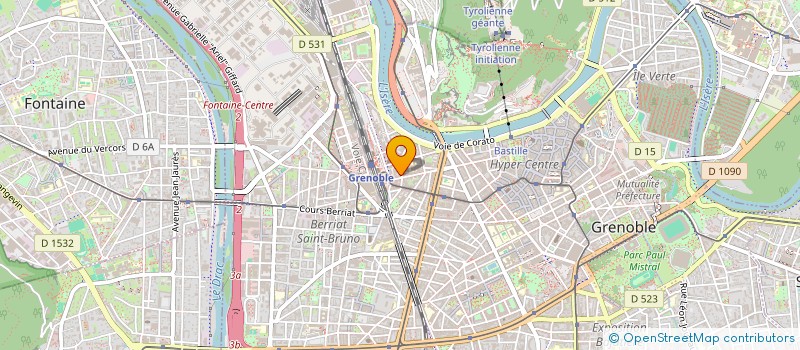 localisation de l'entreprise LA FRITE DOREE à GRENOBLE