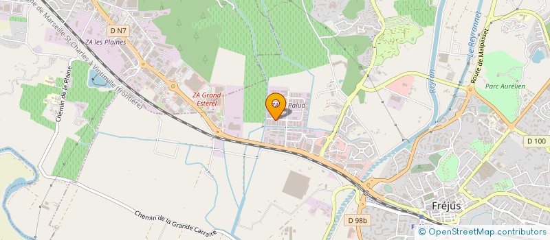 localisation de l'entreprise LA FRITE FRAICHE à FREJUS