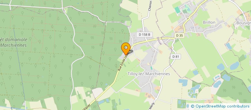 localisation de l'entreprise LA FRITE GOURMANDE à TILLOY-LEZ-MARCHIENNES