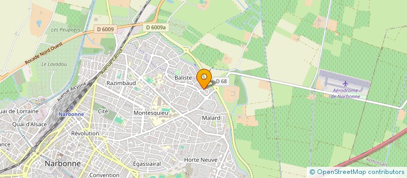 localisation de l'entreprise LA FRITE MAISON  NARBONNE