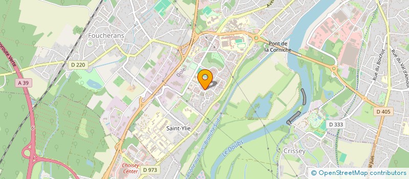 localisation de l'entreprise LA FRITE RIT à DOLE