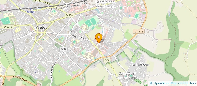 localisation de l'entreprise LA FRITE TRUCK  YVETOT