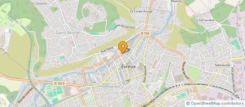 localisation de l'entreprise LA FRITERIE à EVREUX