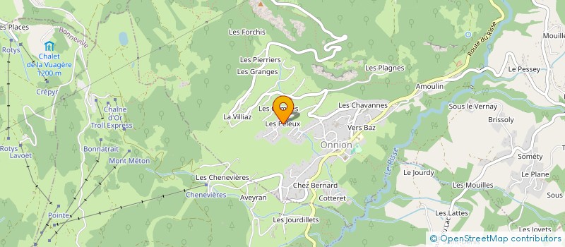 localisation de l'entreprise LA FRITERIE CHEZ JULES  ONNION