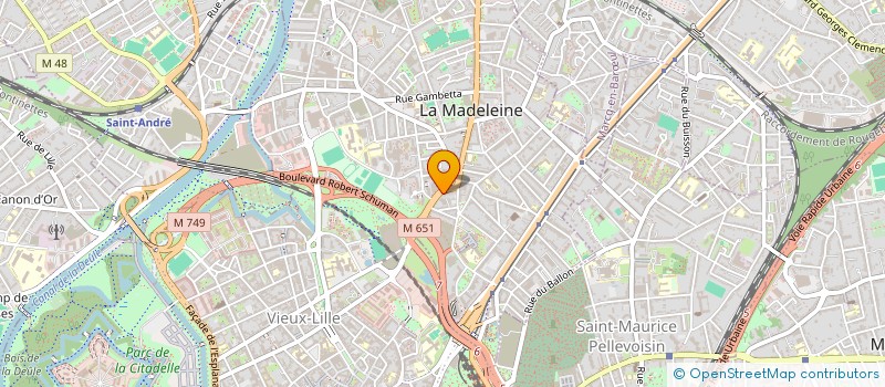 localisation de l'entreprise LA FRITERIE DE LA MADELEINE à LA MADELEINE