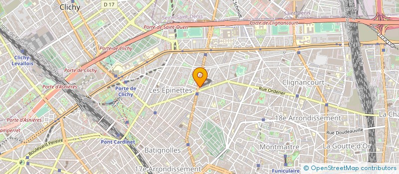 localisation de l'entreprise LA FROMAGERIE à PARIS