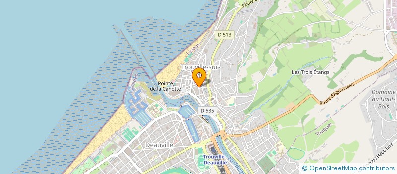 localisation de l'entreprise LA FROMAGERIE DES BAINS à TROUVILLE-SUR-MER