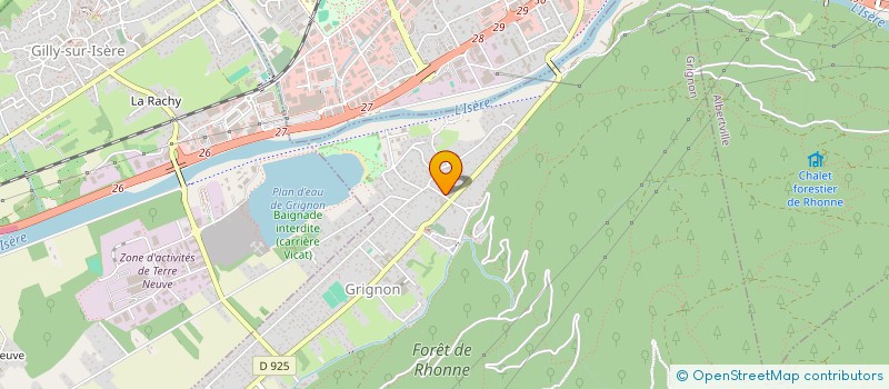 localisation de l'entreprise LA FROMAGERIE DU COL DES SAISIES  GRIGNON