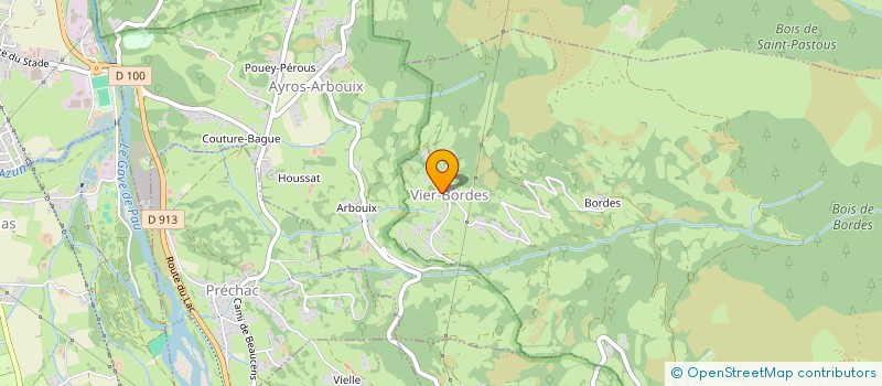 localisation de l'entreprise LA FROMAGERIE DU HAUTACAM  VIER-BORDES