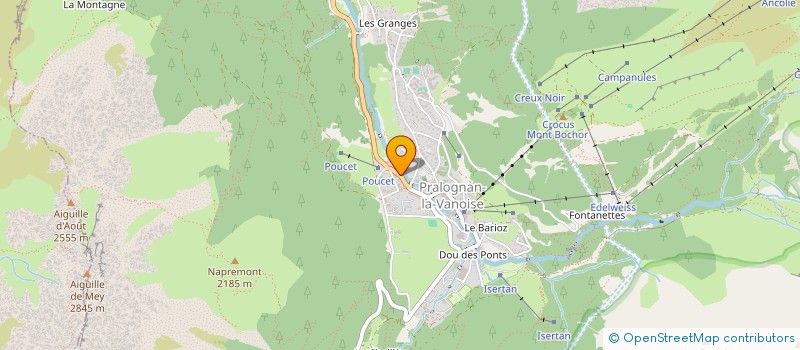 localisation de l'entreprise LA FROMAGERIE DU PLAN à PRALOGNAN-LA-VANOISE