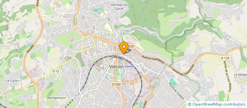 localisation de l'entreprise LA FROMAGERIE DU VOIRONNAIS  VOIRON
