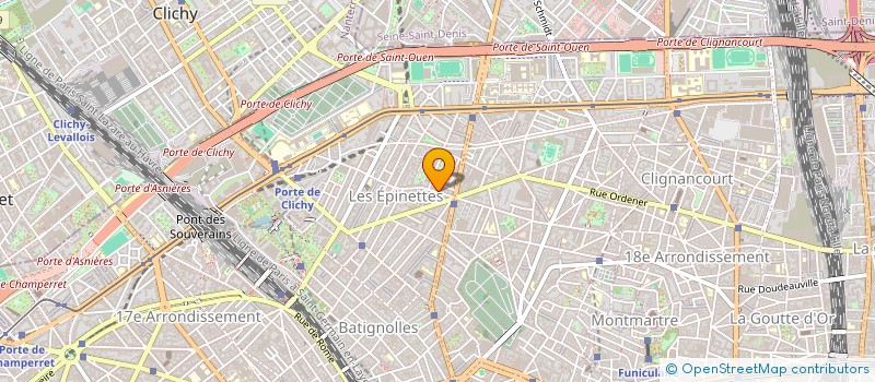 localisation de l'entreprise LA FROMAGERIE GONCOURT JONQUIERE  PARIS