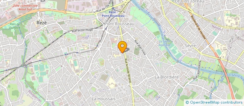 localisation de l'entreprise LA FROMAGERIE SAINT PAUL à REZE