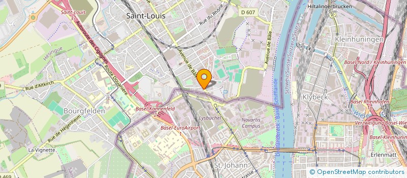 localisation de l'entreprise LA FRONTIERE  SAINT-LOUIS