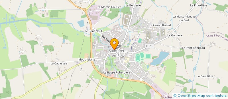 localisation de l'entreprise LA FROSSAITAINE  FROSSAY