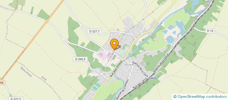 localisation de l'entreprise LA FRUITERE à SAINT-PREST