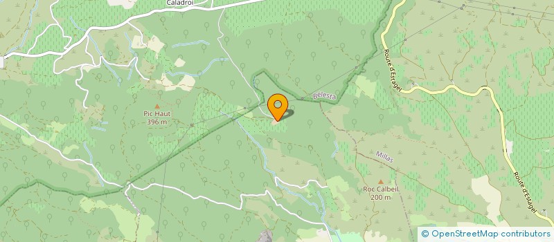 localisation de l'entreprise LA FRUITIERE  SAINT FELIU D'AMONT