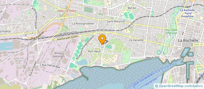 localisation de l'entreprise LA FRUITIERE DES FILLES  LA ROCHELLE