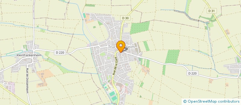 localisation de l'entreprise LA FUGA  TRUCHTERSHEIM