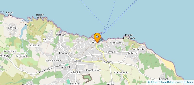 localisation de l'entreprise LA FUMAISON DE L ILE DE GROIX à GROIX