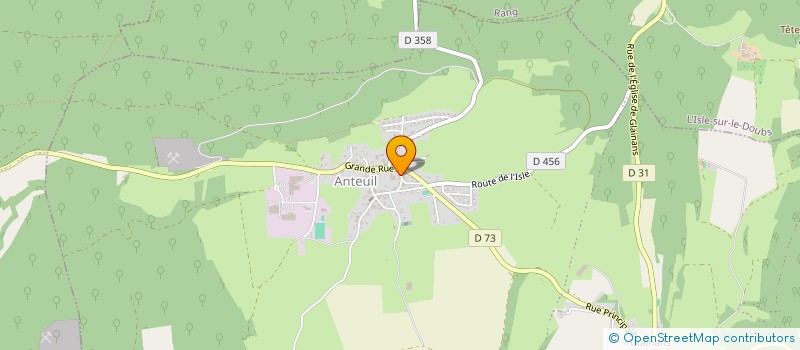 localisation de l'entreprise LA FUMEE VERTE  ANTEUIL