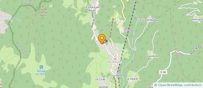 localisation de l'entreprise LA FUN CENTER à LES ALLUES