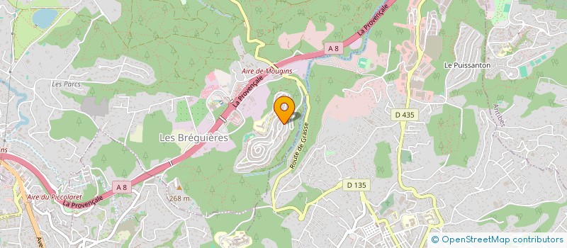 localisation de l'entreprise LA FUREUR DE VIGNE à MOUGINS