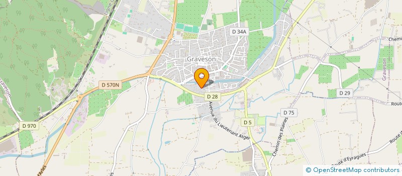 localisation de l'entreprise LA FURLANE  GRAVESON