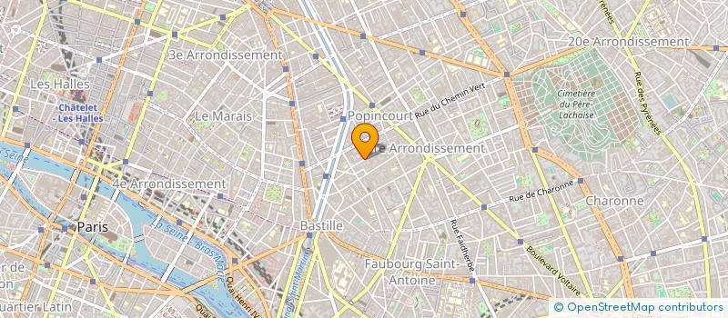 localisation de l'entreprise LA FUSEE  PARIS