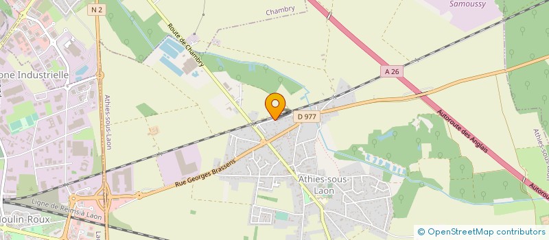 localisation de l'entreprise LA FUSION D OR à ATHIES-SOUS-LAON