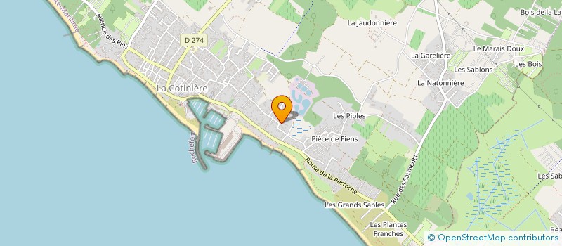 localisation de l'entreprise LA FUSIONNELLE  SAINT-PIERRE-D'OLERON