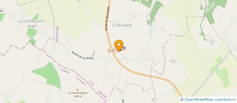 localisation de l'entreprise LA FUTAIE  MANNEVILLE-LA-RAOULT