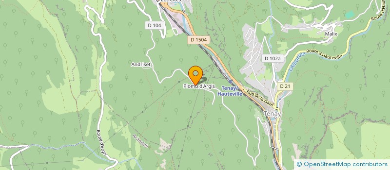 localisation de l'entreprise LA FUTAIE  ARGIS