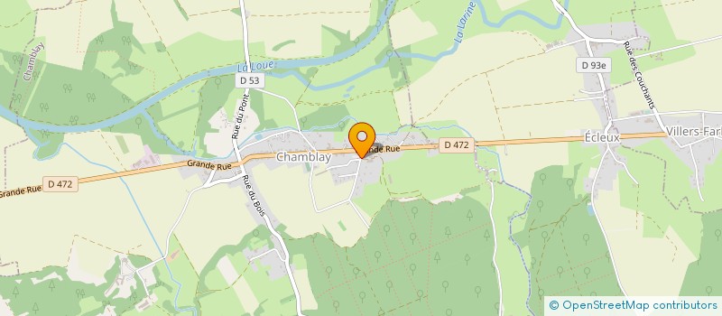 localisation de l'entreprise LA G.I. BROCHET  CHAMBLAY