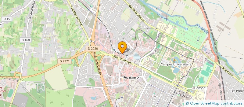 localisation de l'entreprise LA GABARE  OLIVET