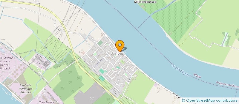 localisation de l'entreprise LA GABARE AMBESIENNE à AMBES