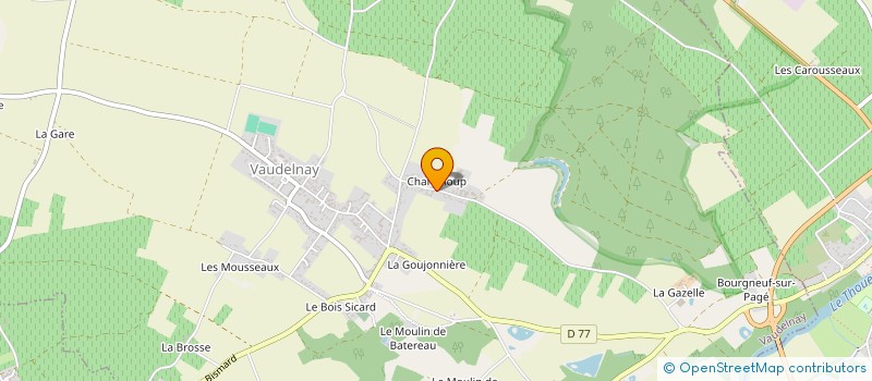 localisation de l'entreprise LA GABELLE  VAUDELNAY